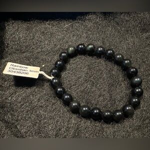 Rainbow Obsidian 8mm Beaded Bracelet